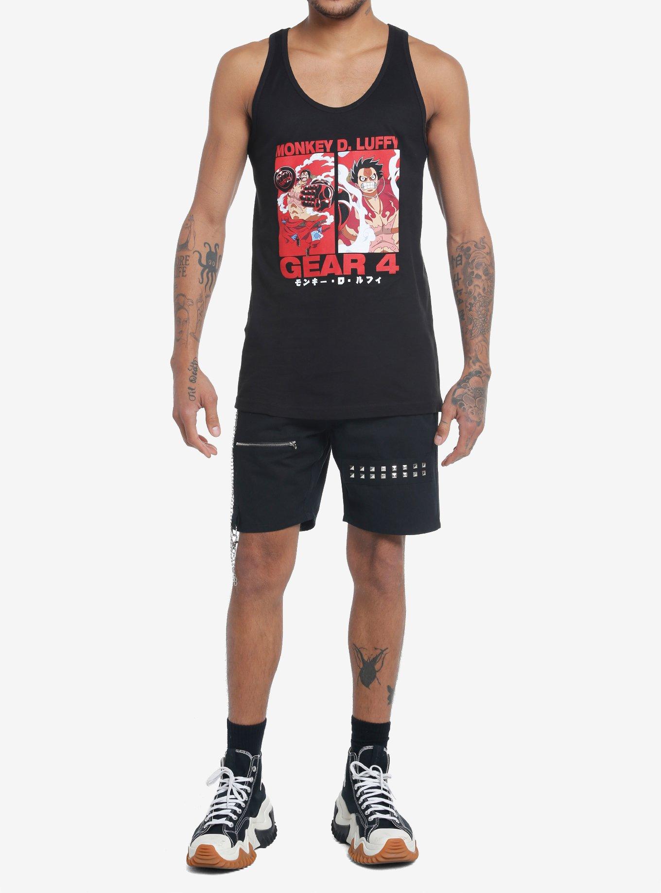 One Piece Luffy Gear 4 Tank Top, BLACK, alternate