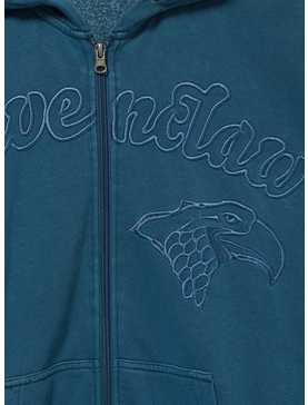 Harry Potter Ravenclaw Logo Zippered Hoodie - BoxLunch Exclusive, , hi-res
