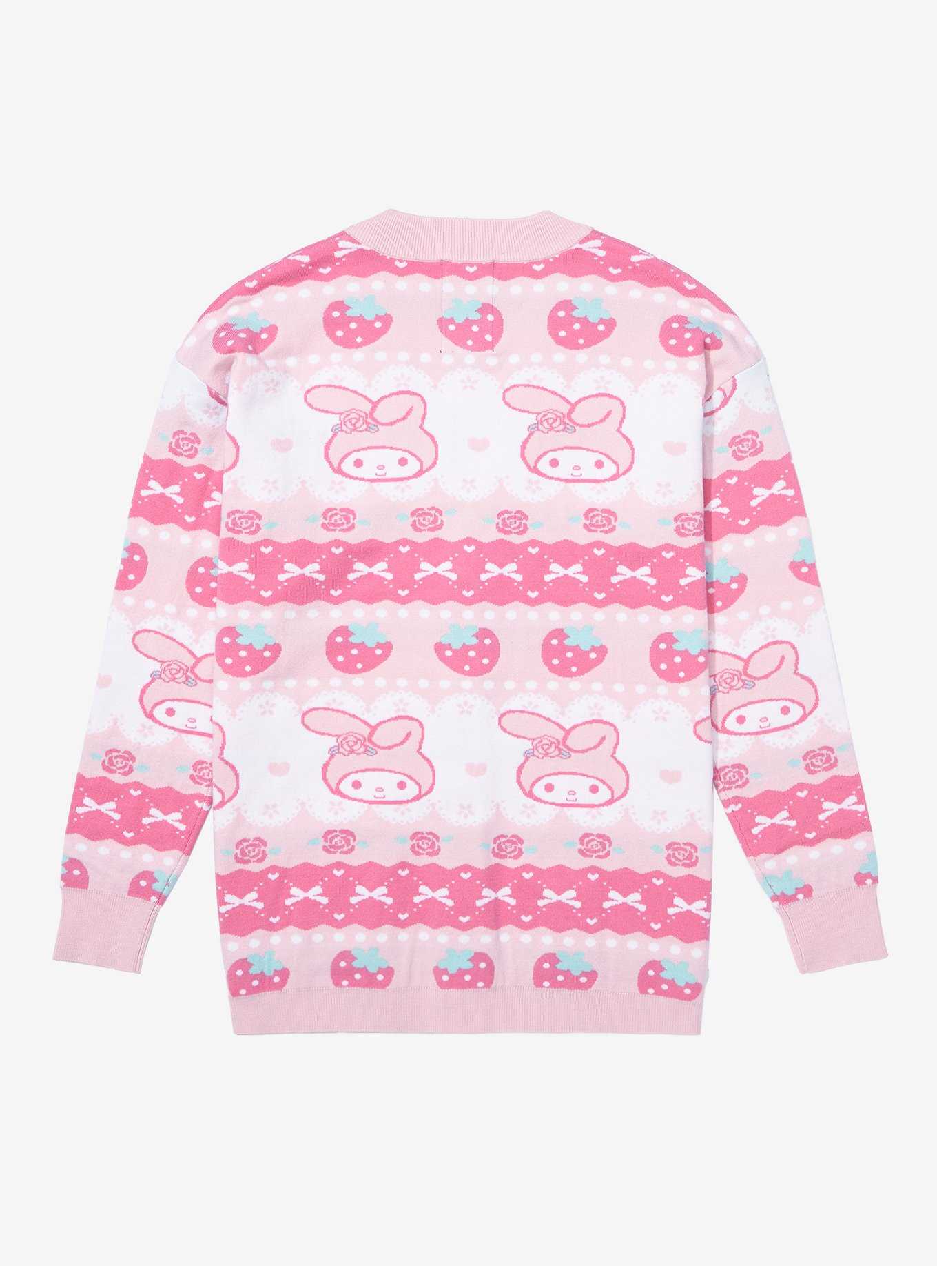 Sanrio My Melody Strawberry Patterned Cardigan - BoxLunch Exclusive, , hi-res
