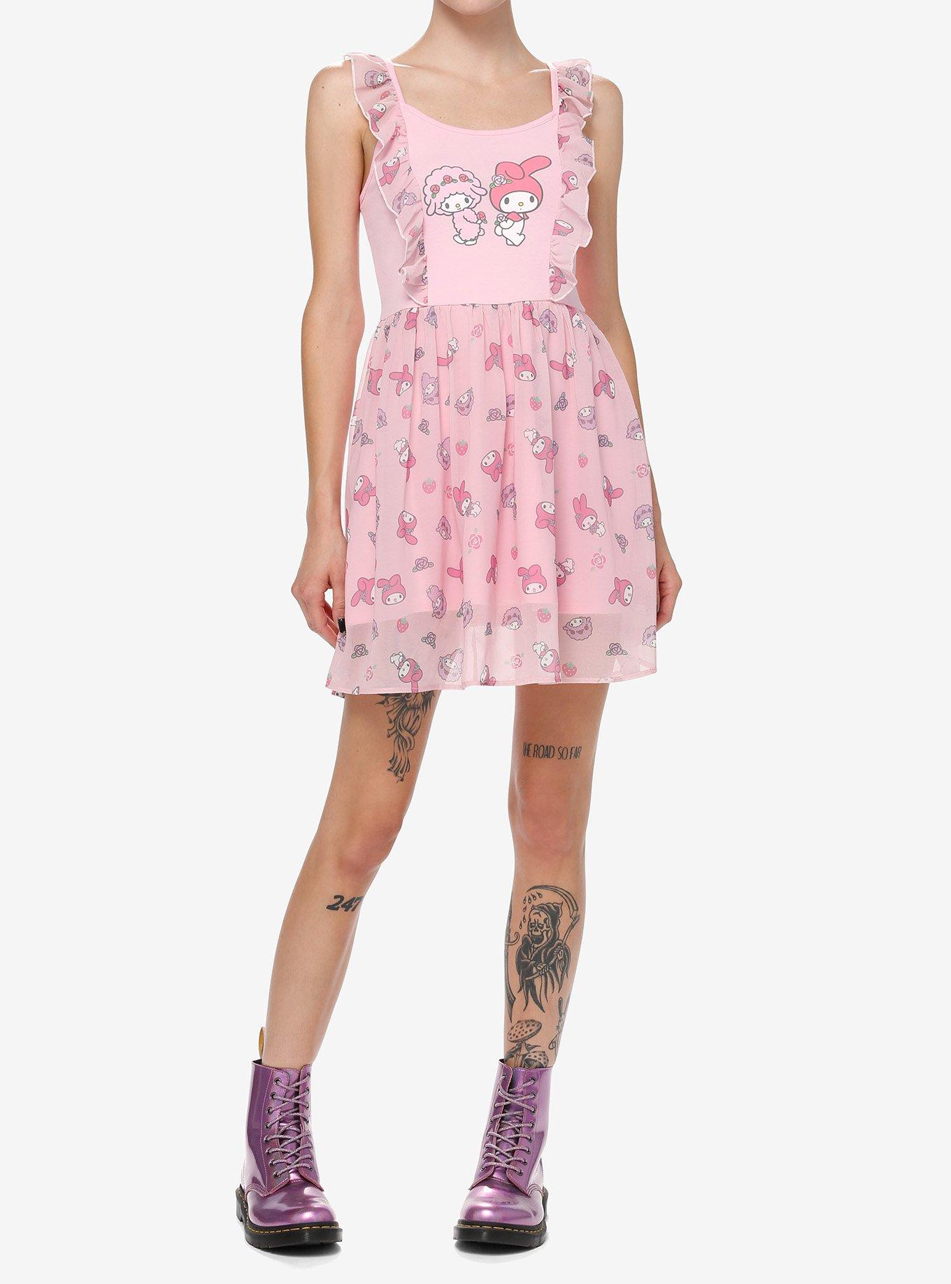 My Melody & My Sweet Piano Flutter Dress, MULTI, alternate