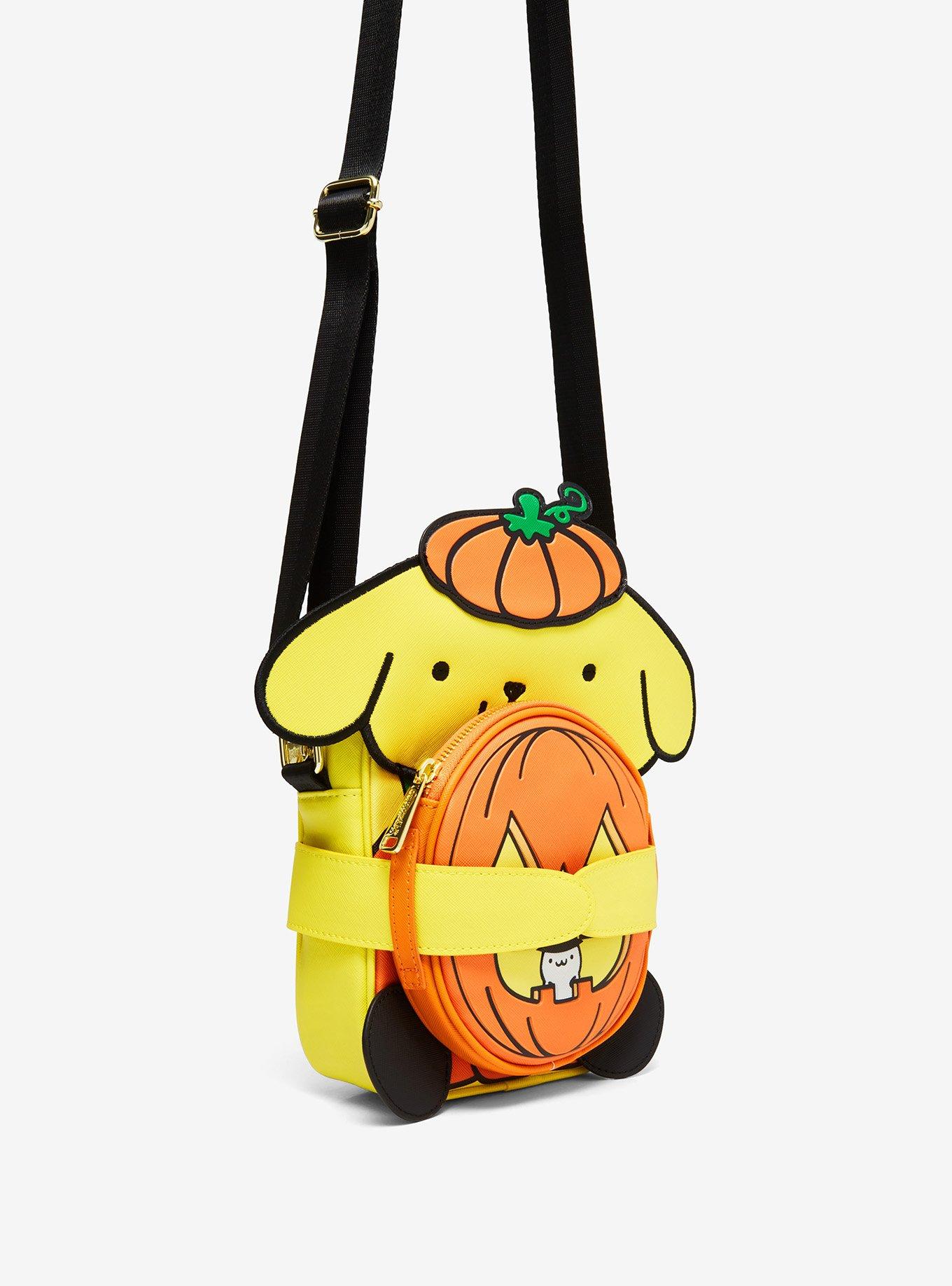 Loungefly Sanrio Pompompurin Pumpkin Crossbody Bag, , alternate