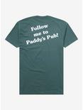 It's Always Sunny in Philadelphia Follow Me To Paddy's T-Shirt - BoxLunch Exclusive, BLACK, alternate