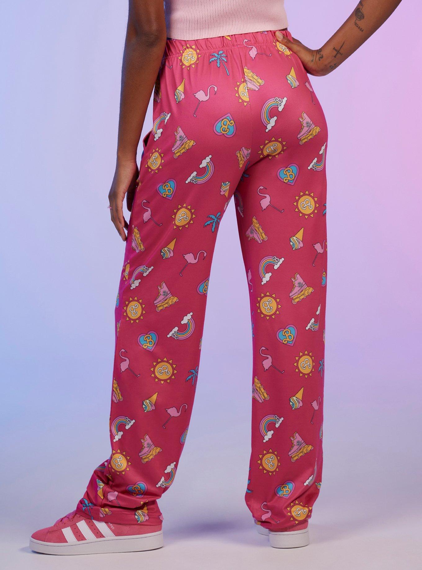 Barbie Icon Pajama Pants, PINK, alternate