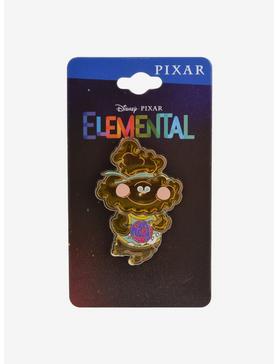 Disney Pixar Elemental Lutz Stained Glass Portrait Enamel Pin - BoxLunch Exclusive, , hi-res