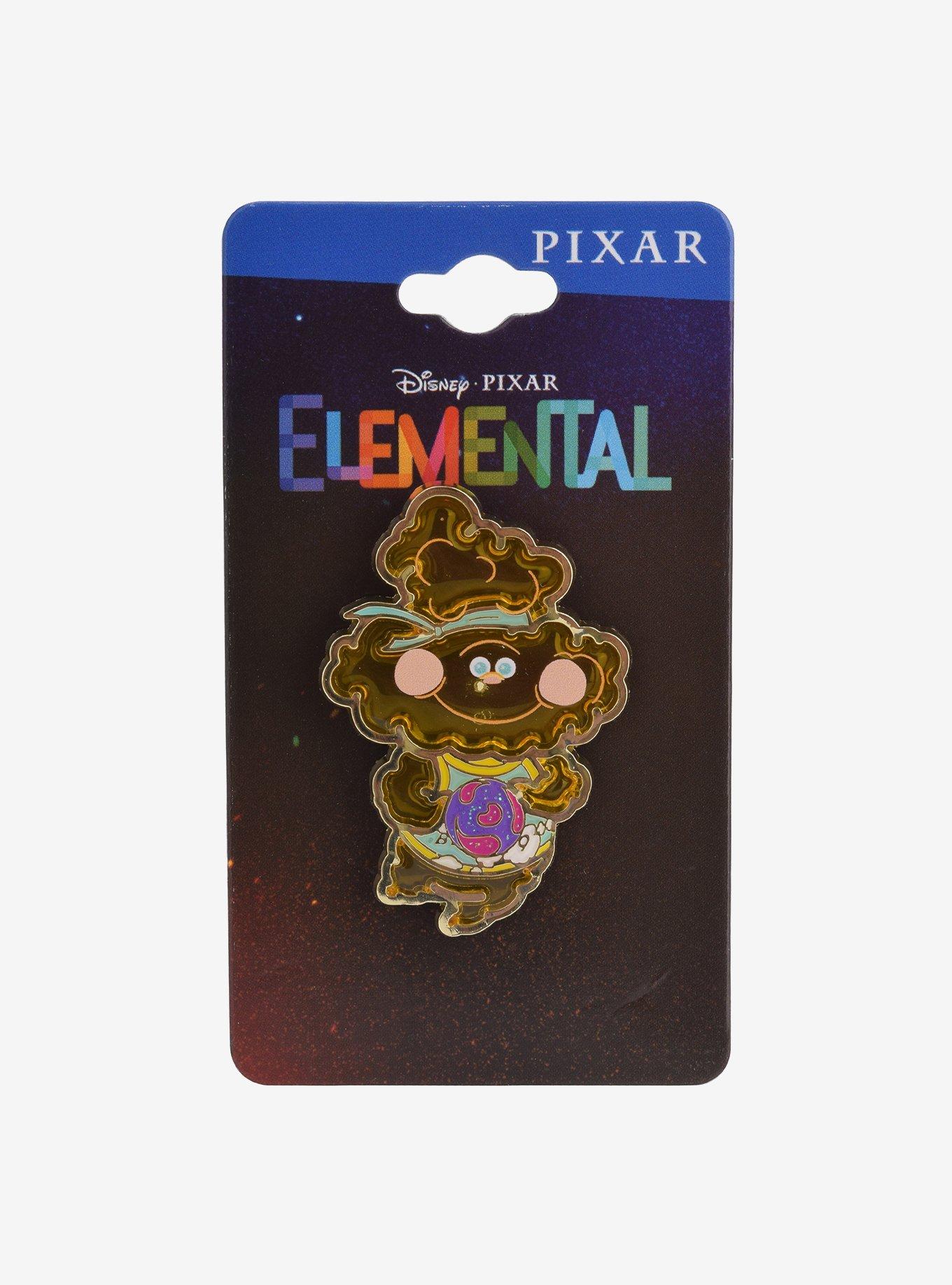 Disney Pixar Elemental Lutz Stained Glass Portrait Enamel Pin - BoxLunch Exclusive, , alternate