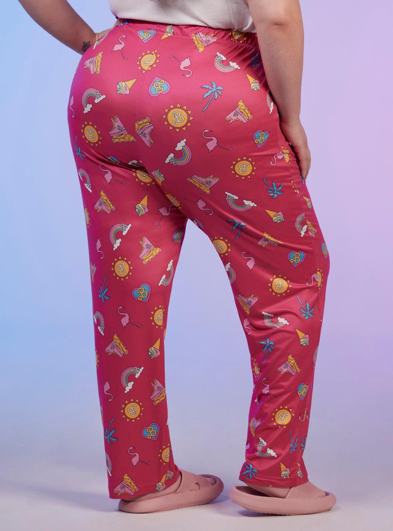 Barbie Icon Pajama Pants Plus Size, PINK, alternate