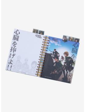 Plus Size Attack On Titan Tabbed Journal, , hi-res