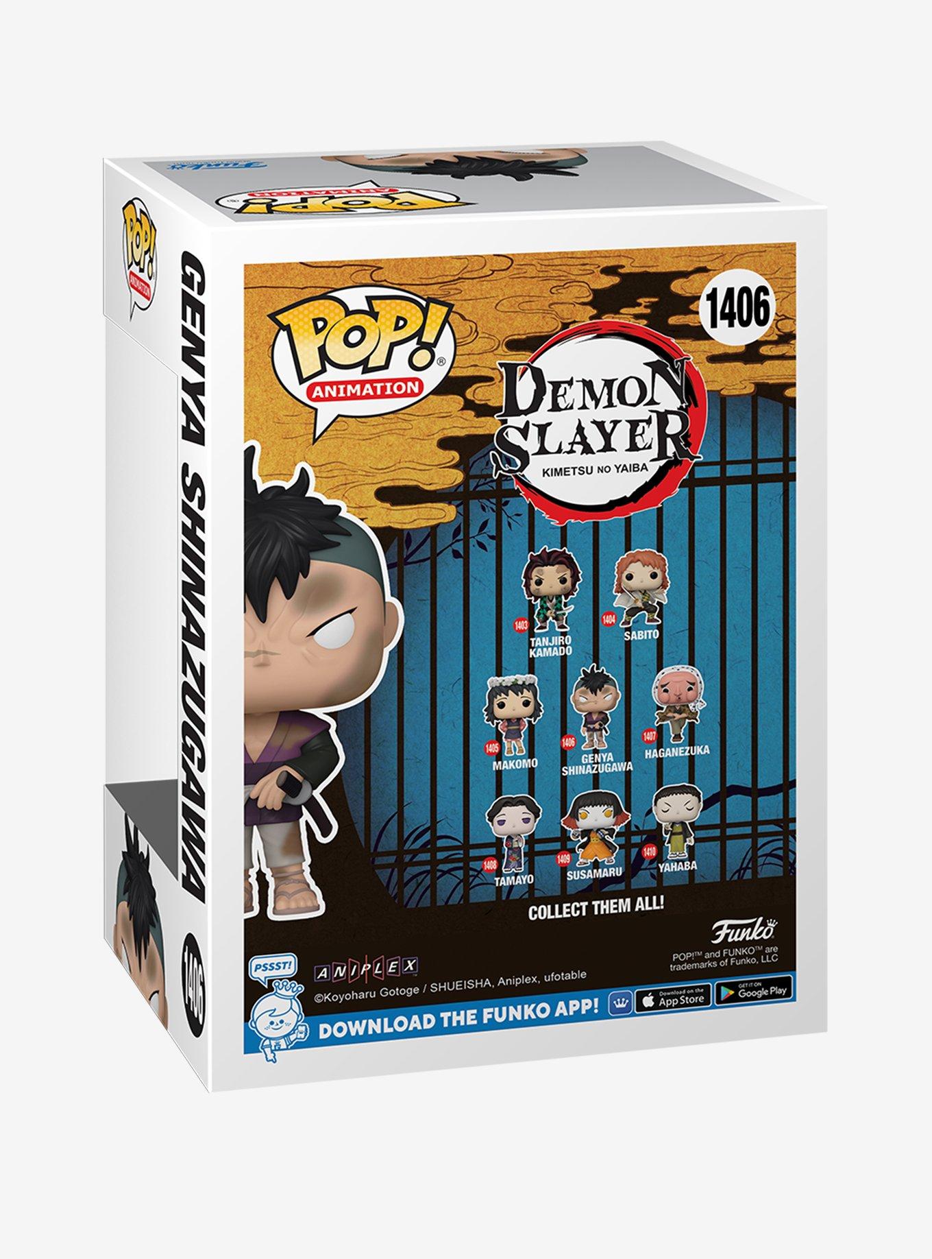 Funko Demon Slayer: Kimetsu No Yaiba Pop! Animation Genya Shinazugawa Vinyl Figure, , alternate