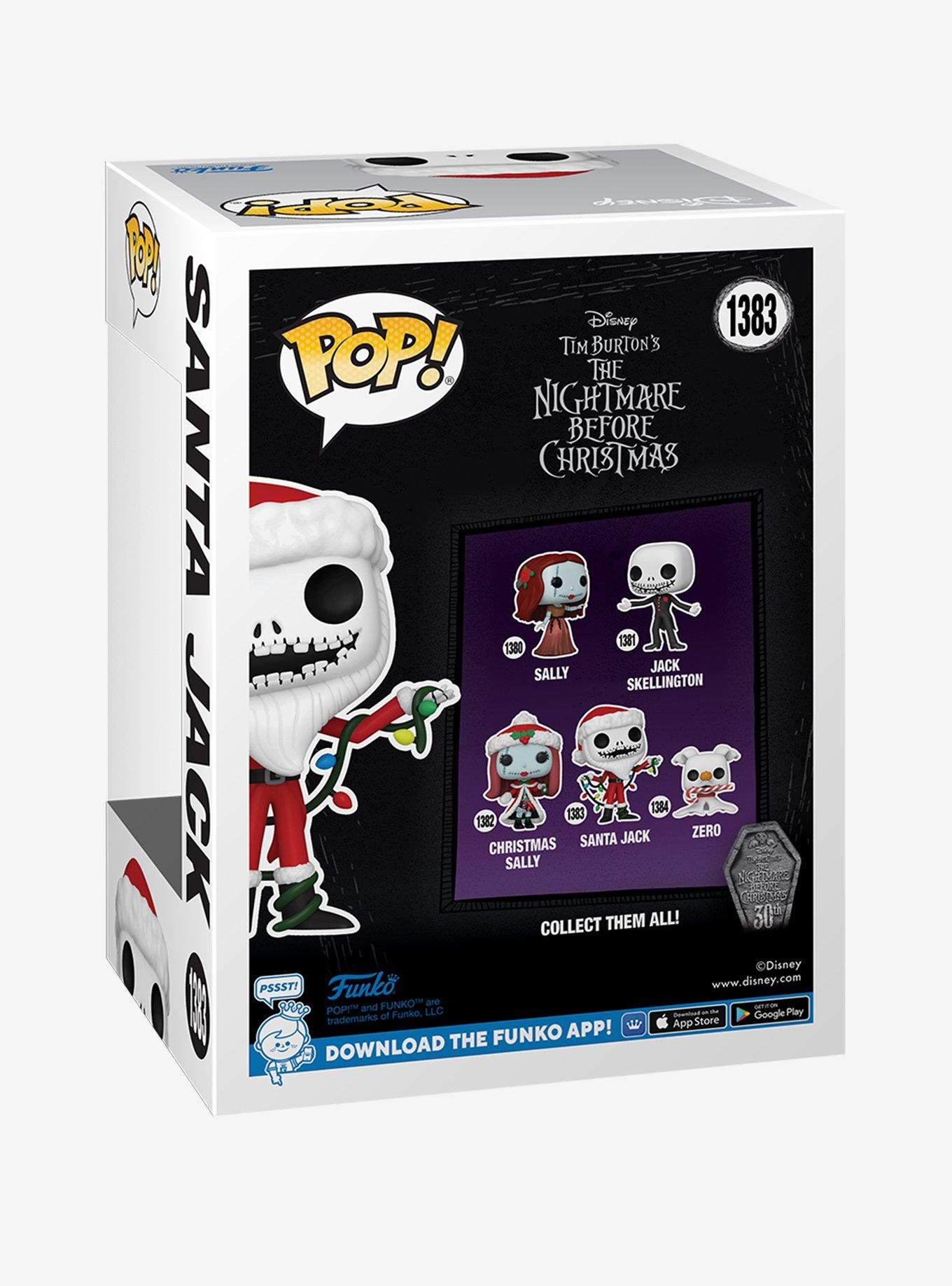 Funko The Nightmare Before Christmas 30th Anniversary Pop! Santa Jack Vinyl Figure, , alternate
