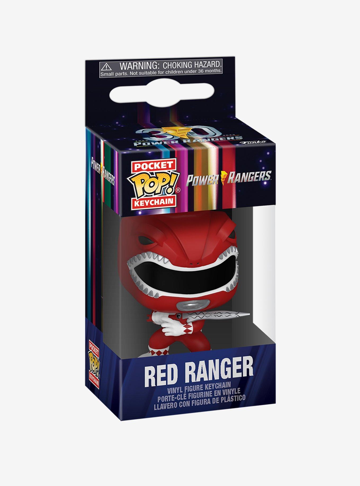 Funko Power Rangers Pocket Pop! Red Ranger Key Chain, , alternate