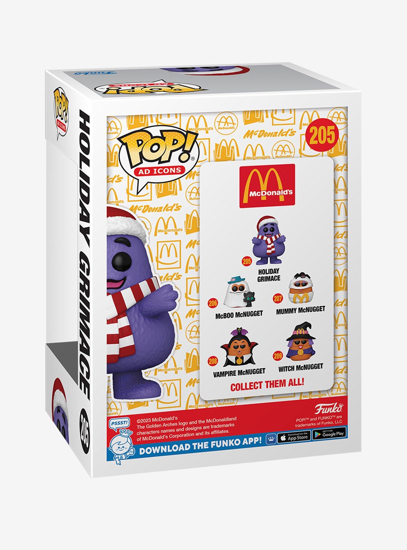 Funko Pop! Ad Icons McDonald's Holiday Grimace Vinyl Figure, , alternate