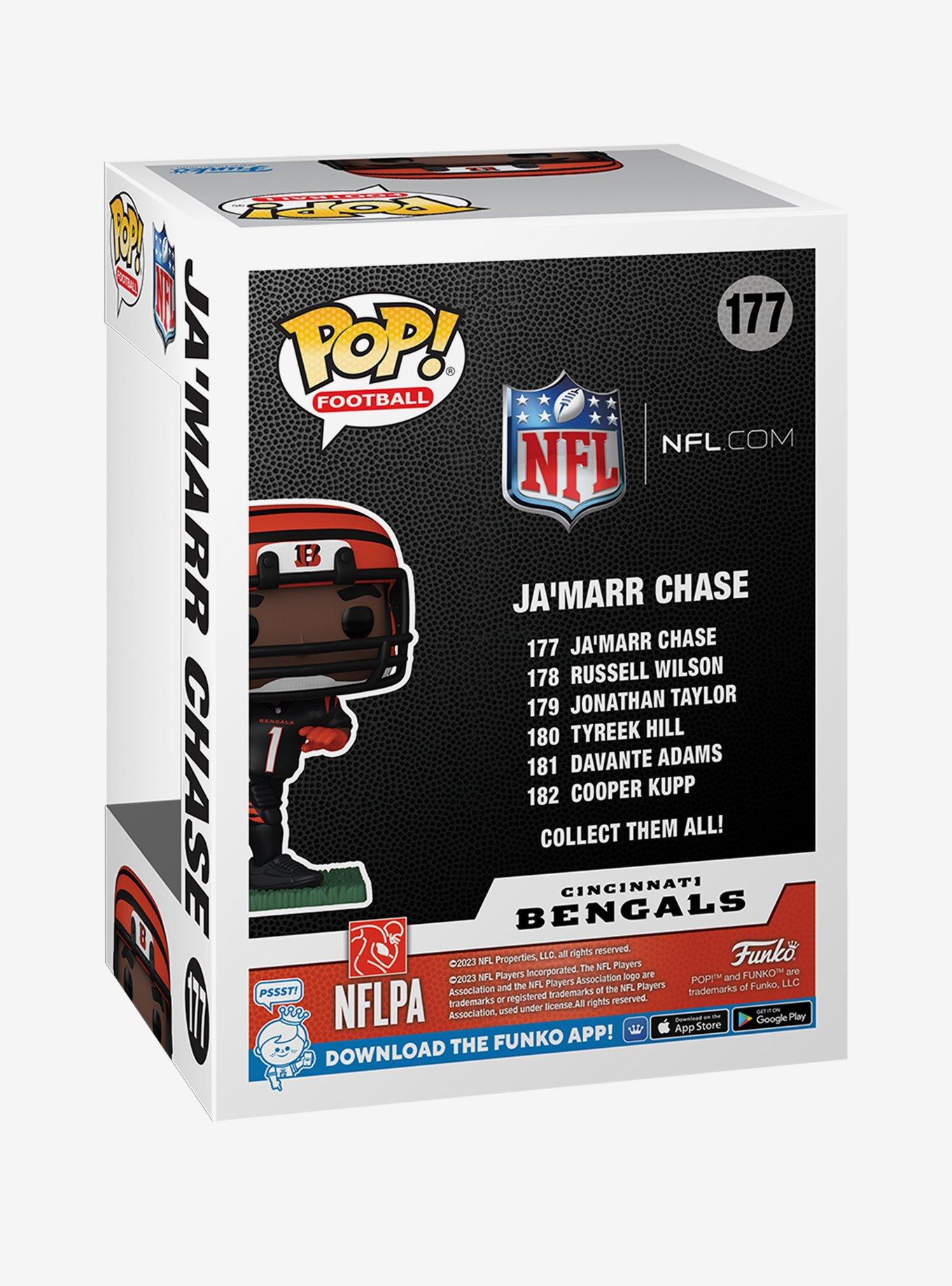 Funko Pop! Football NFL Cincinnati Bengals Ja'Marr Chase Vinyl Figure, , alternate