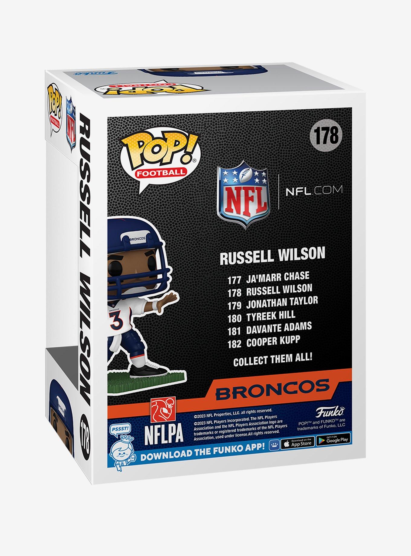 Funko Pop! Football NFL Denver Broncos Russell Wilson Vinyl Figure, , alternate
