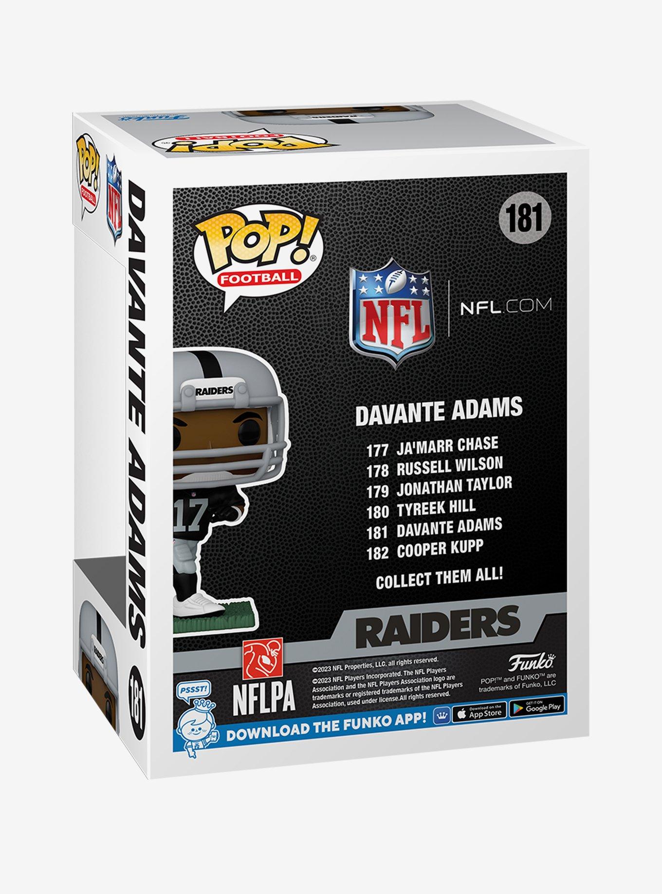 Funko Pop! Football NFL Las Vegas Raiders Davante Adams Vinyl Figure, , alternate
