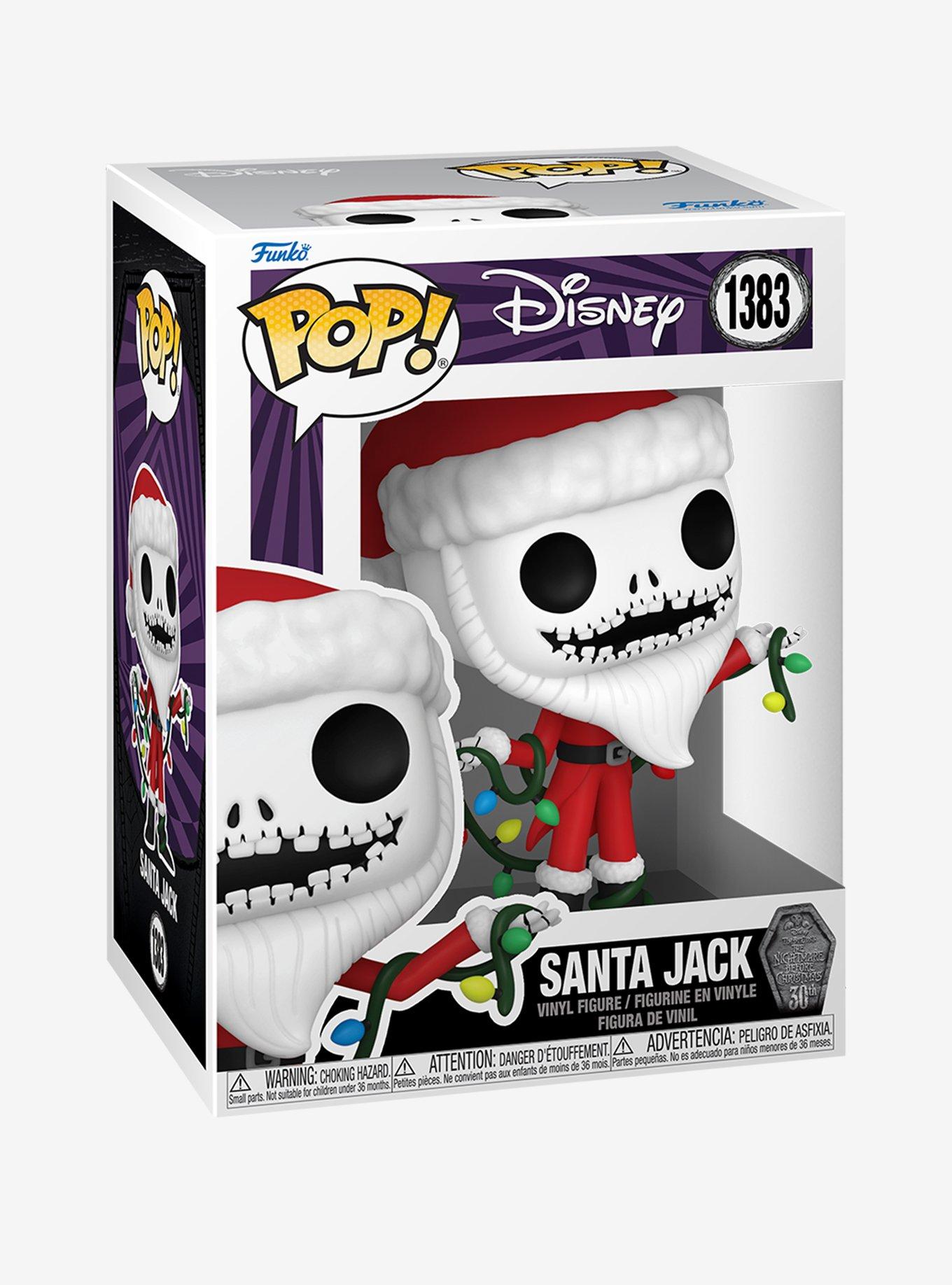 Funko Pop! Disney The Nightmare Before Christmas 30th Anniversary Santa Jack Vinyl Figure 