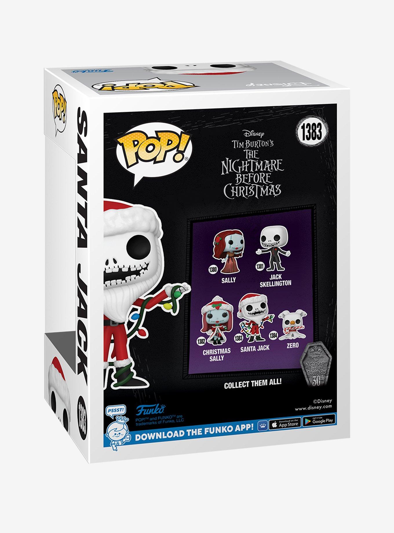 Funko Pop! Disney The Nightmare Before Christmas 30th Anniversary Santa Jack Vinyl Figure 