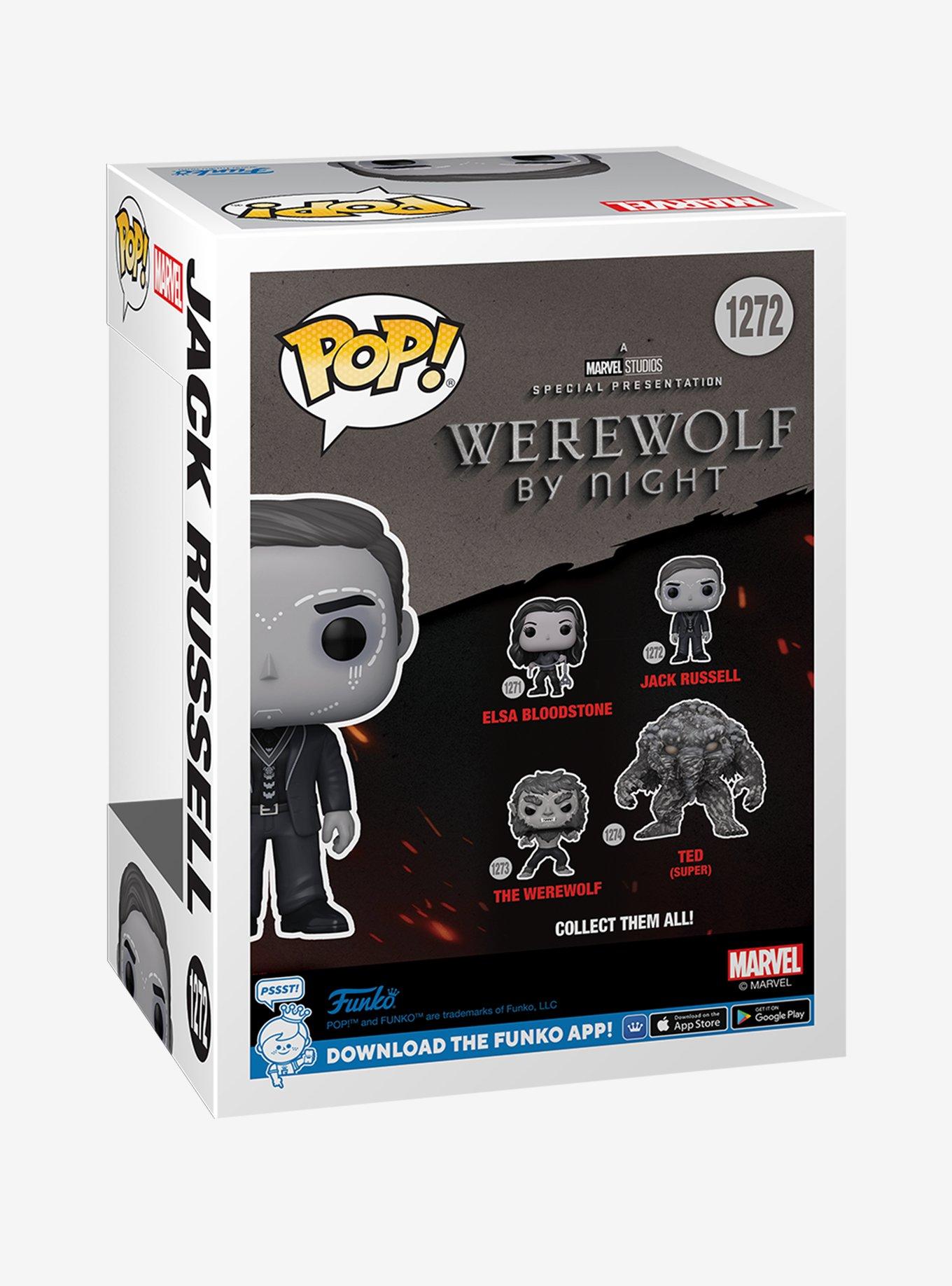 Funko Pop! Marvel Werewolf By Night Jack Russell Vinyl Figure, , alternate