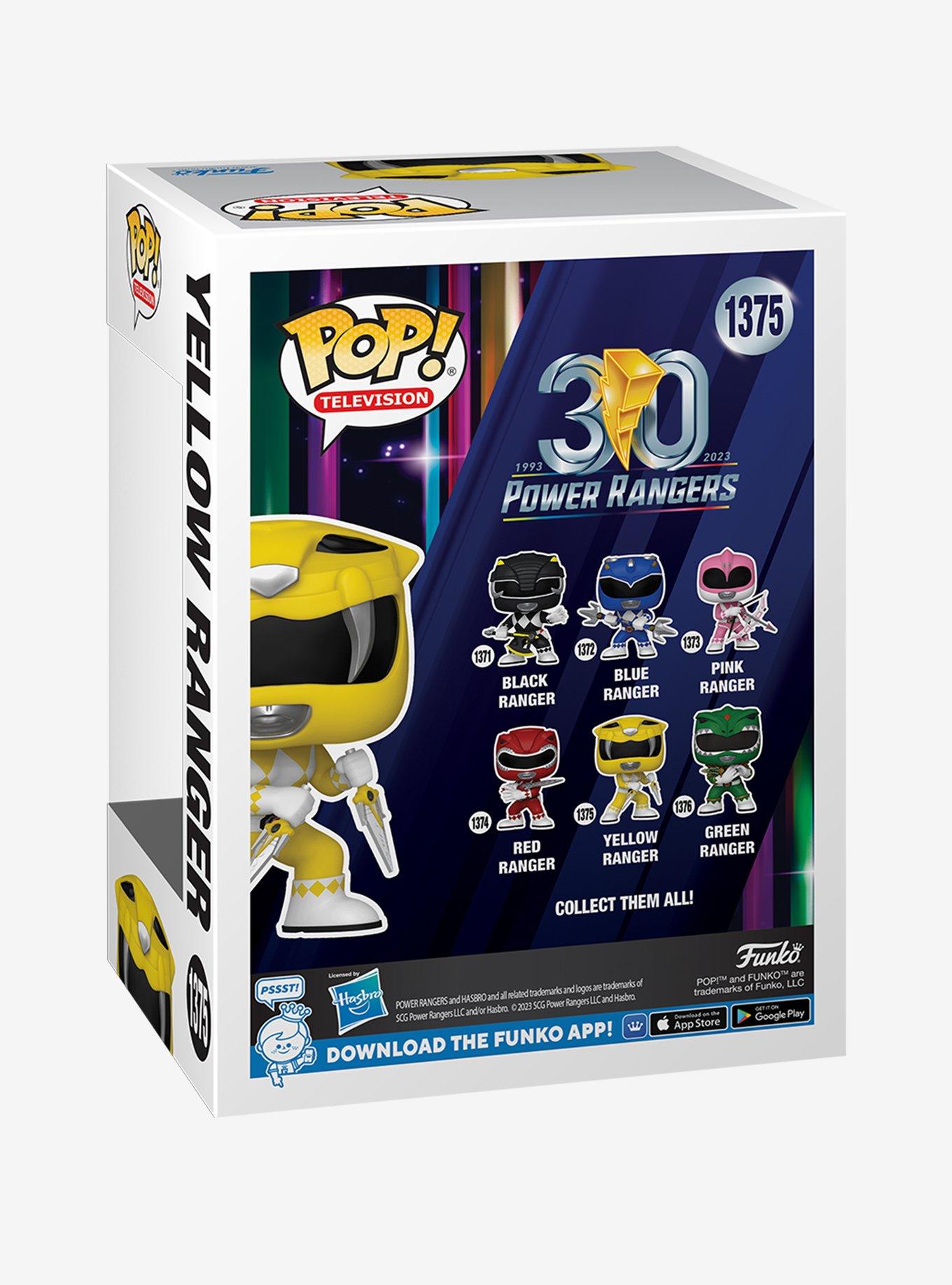 Funko Pop! Television Power Rangers Yellow Ranger Vinyl Figure, , alternate