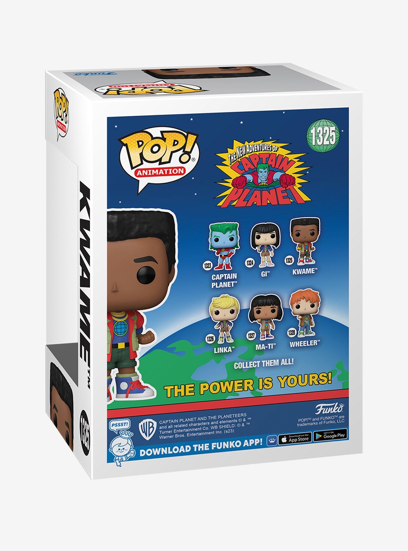 Funko Pop! Animation The New Adventures of Captain Planet Kwame Vinyl Figure, , alternate