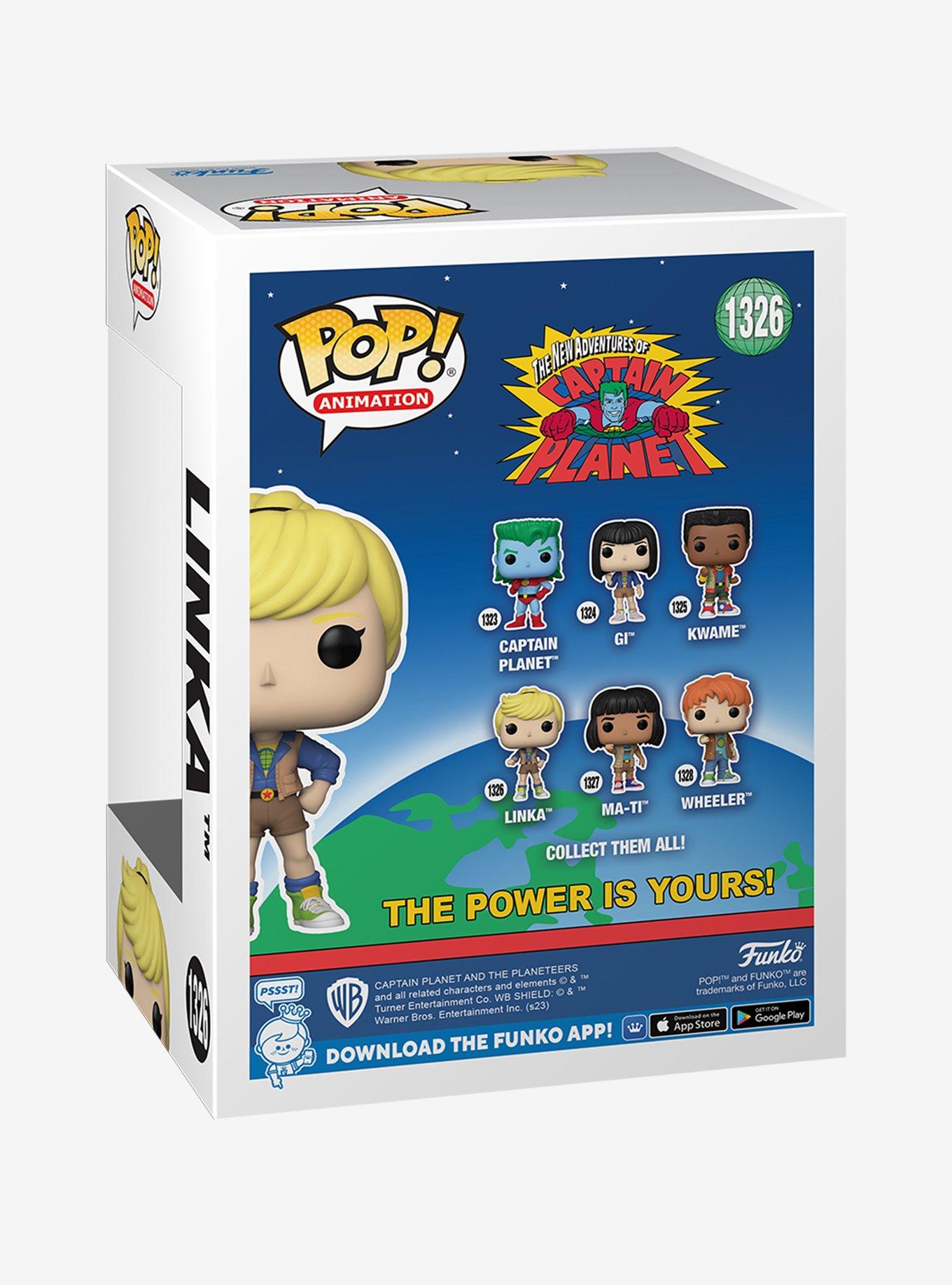 Funko Pop! Animation The New Adventures of Captain Planet Linka Vinyl Figure, , alternate