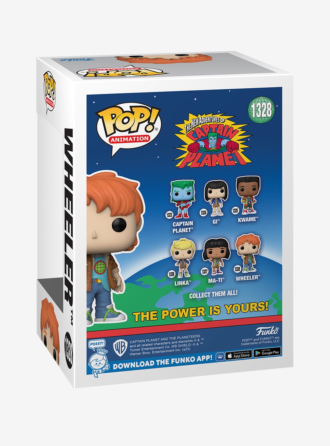 Funko Pop! Animation The New Adventures of Captain Planet Wheeler Vinyl Figure, , alternate