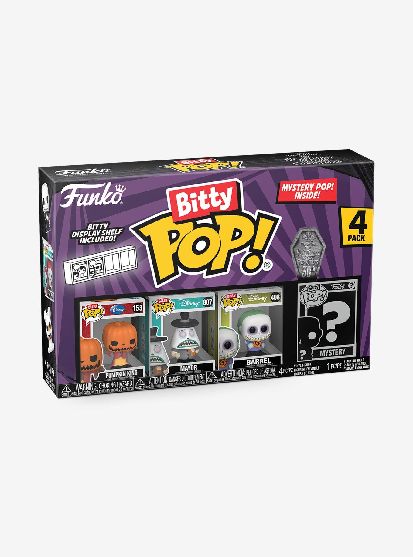 Funko Bitty Pop! Disney The Nightmare Before Christmas Pumpkin King & Friends Blind Box Mini Vinyl Figure Set, , alternate