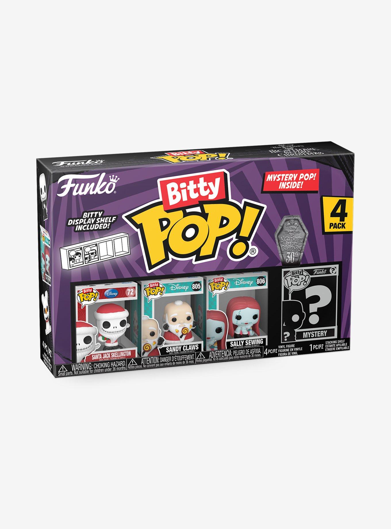 Funko Bitty Pop! Disney The Nightmare Before Christmas Santa Jack & Friends Blind Box Mini Vinyl Figure Set, , alternate