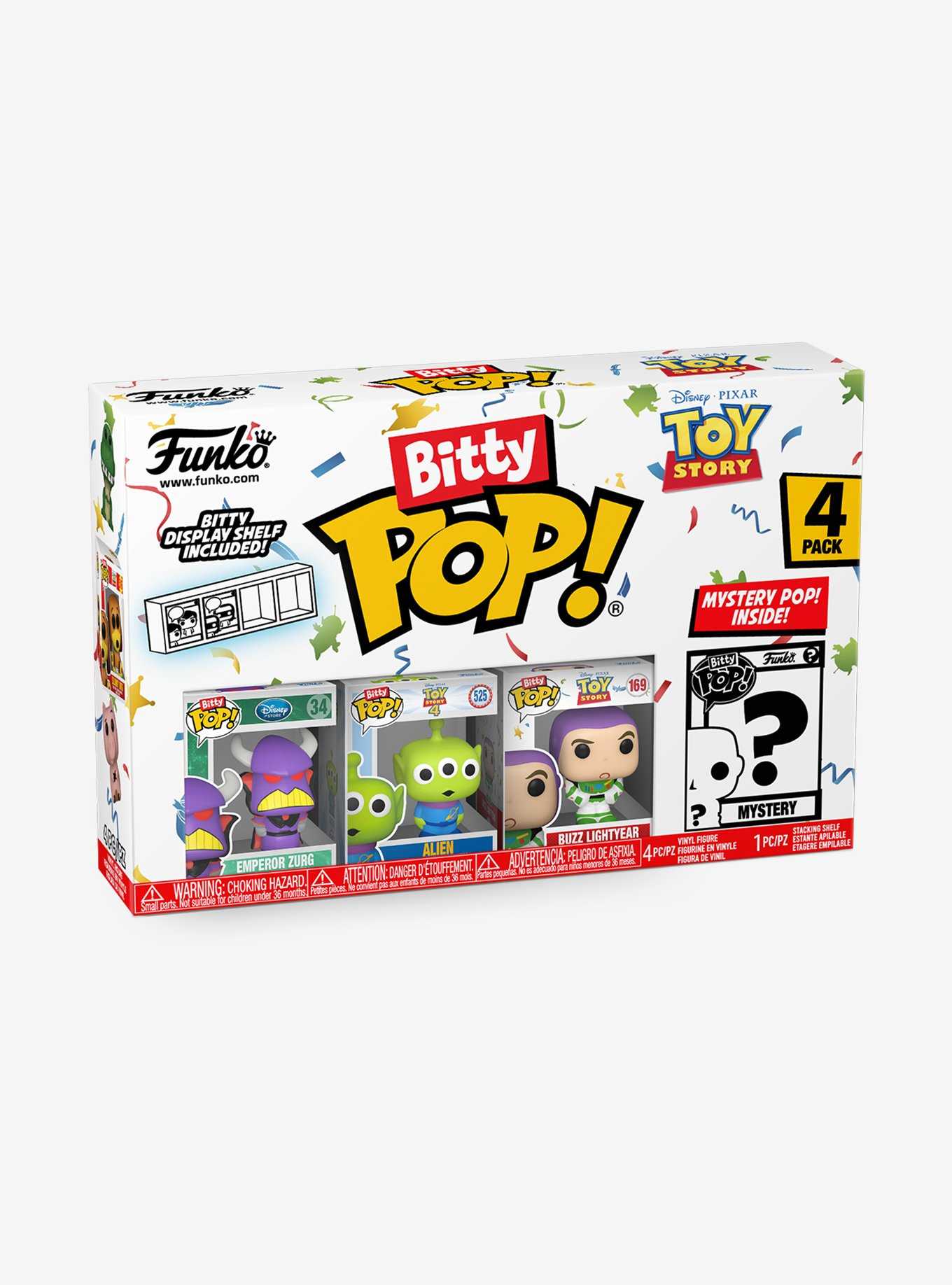 Funko Bitty Pop! Disney Pixar Toy Story Zurg and Friends Blind Box Mini Vinyl Figure Set, , hi-res