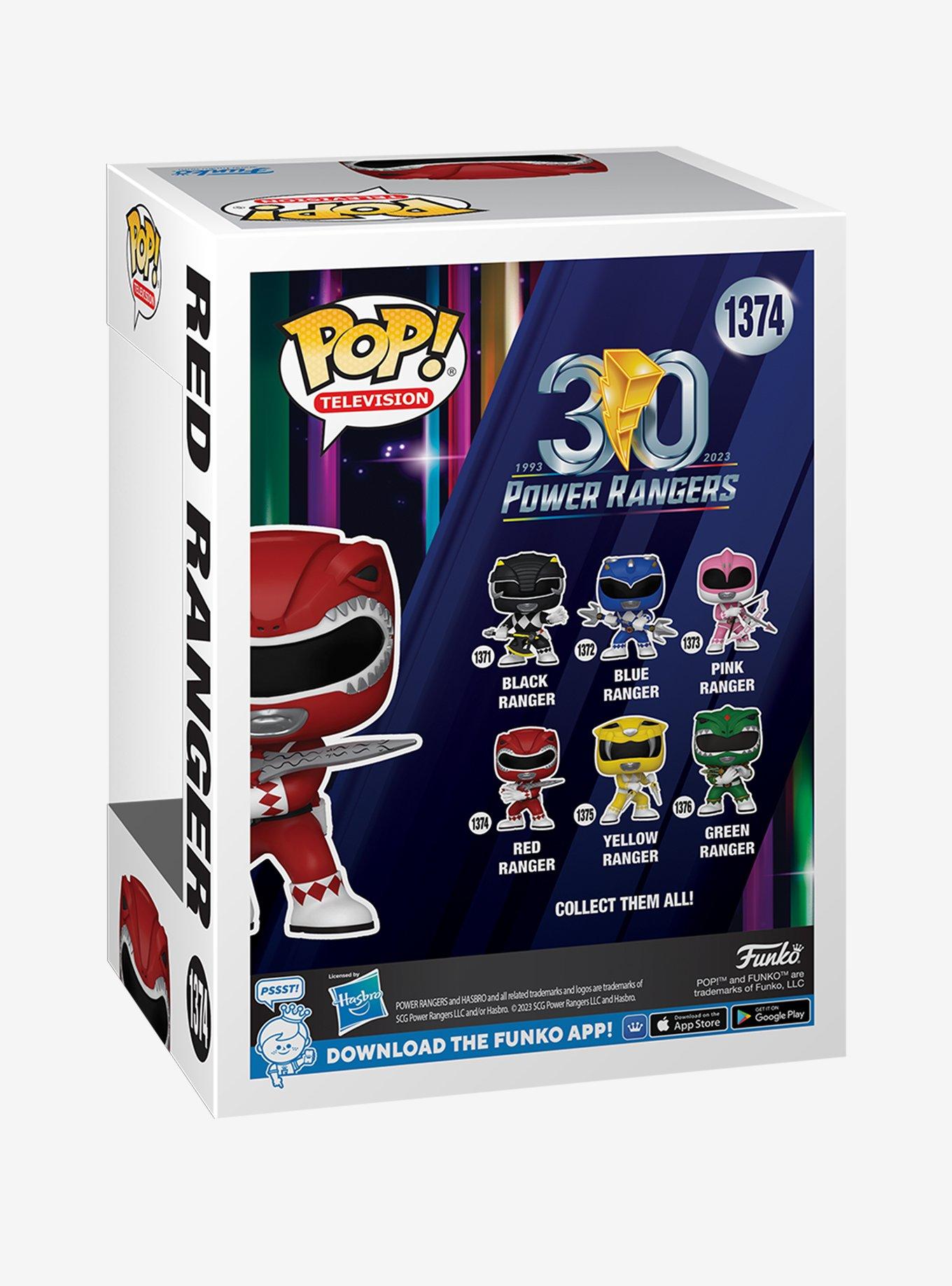 Funko Pop! Television Power Rangers Red Ranger Vinyl Figure, , alternate