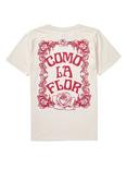 Selena Como La Flor Boyfriend Fit Girls T-Shirt, CREAM, alternate