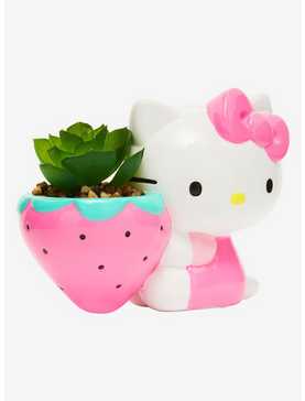 Sanrio Hello Kitty Strawberry Faux Succulent Planter, , hi-res