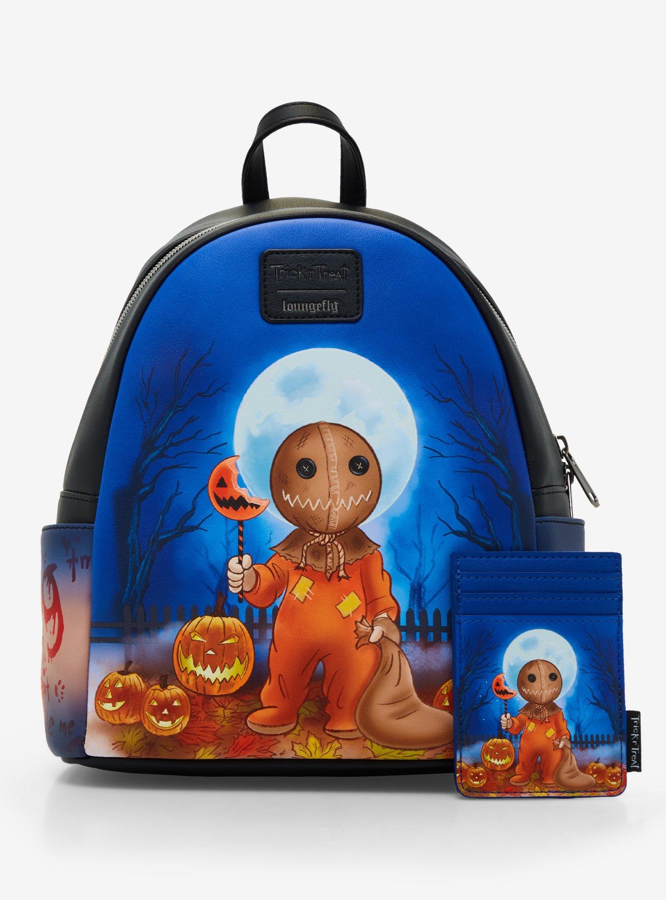 Loungefly Trick 'R Treat Glow-In-The-Dark Sam Mini Backpack, , alternate