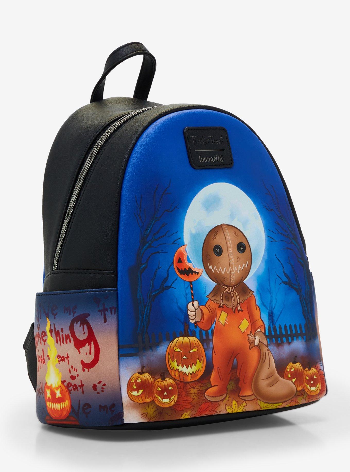 Loungefly Trick 'R Treat Glow-In-The-Dark Sam Mini Backpack, , alternate