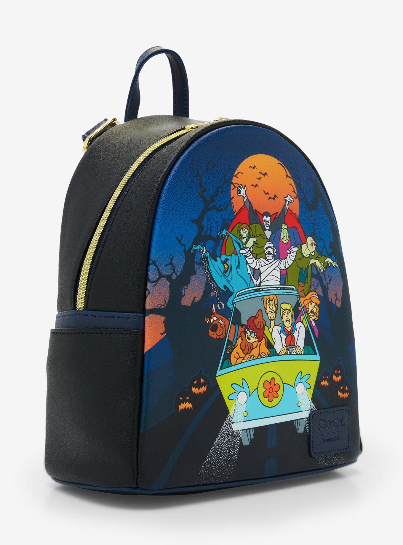 Loungefly Scooby-Doo! Chase Glow-In-The-Dark Mini Backpack, , alternate