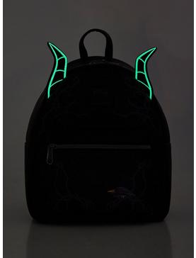 Loungefly Disney Sleeping Beauty Maleficent Glow-In-The-Dark Horns Mini Backpack, , hi-res