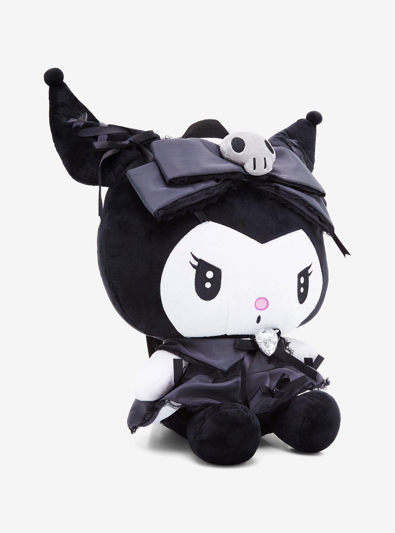 Kuromi Lolita Plush Backpack, , alternate