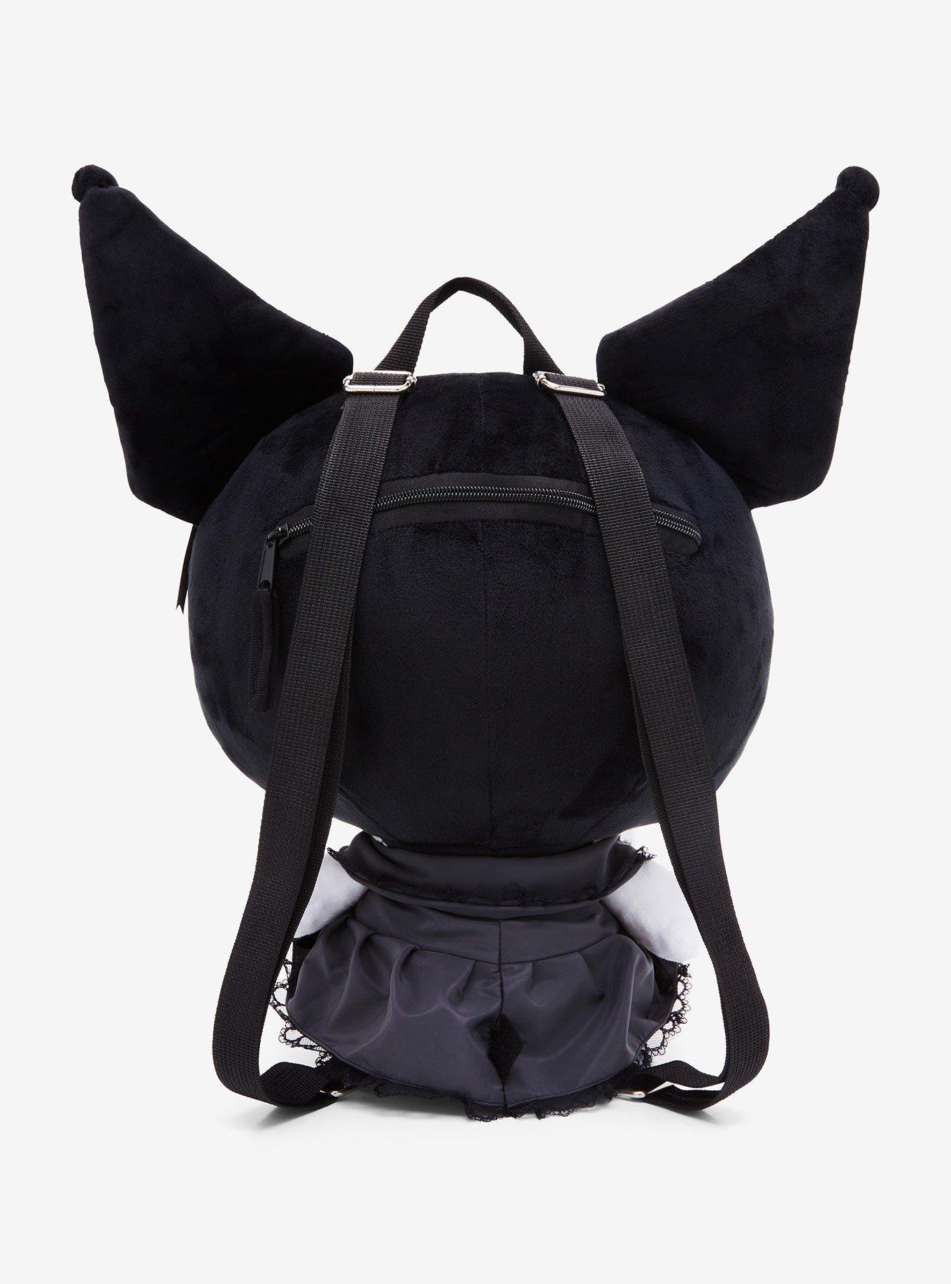 Kuromi Lolita Plush Backpack, , alternate