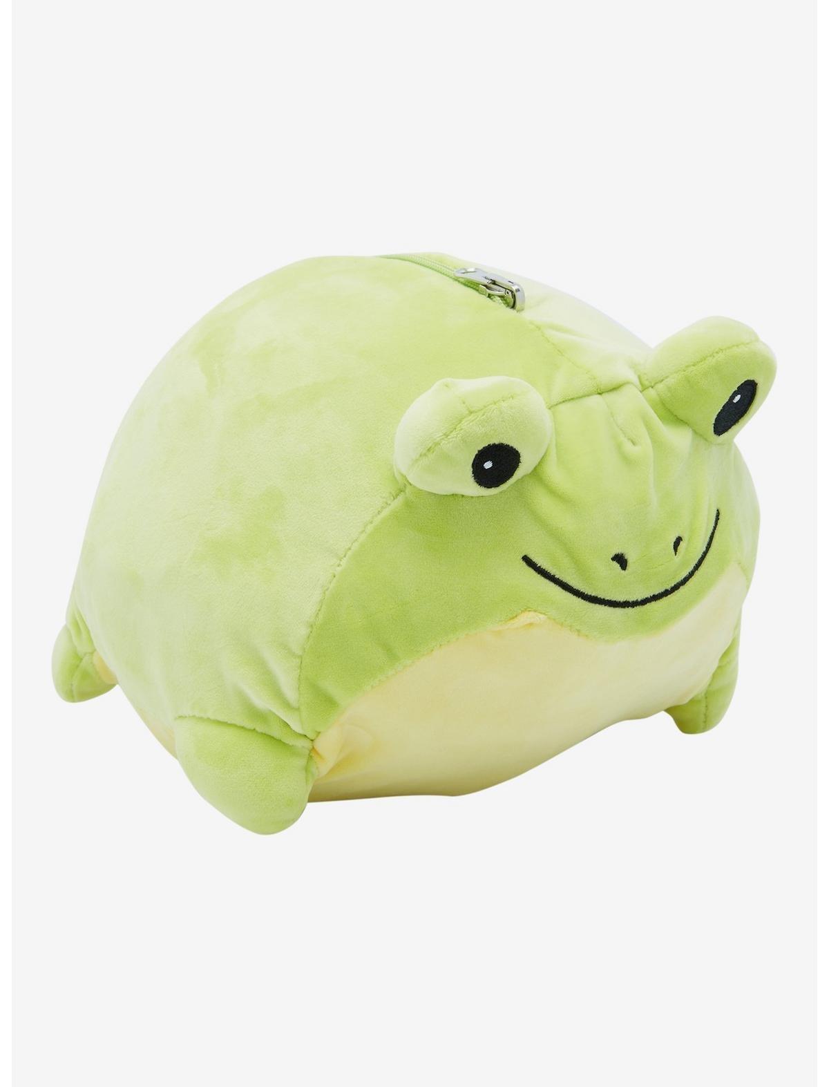 Plushible Snugible Frog Reversible Pillow Plush Hoodie, , alternate
