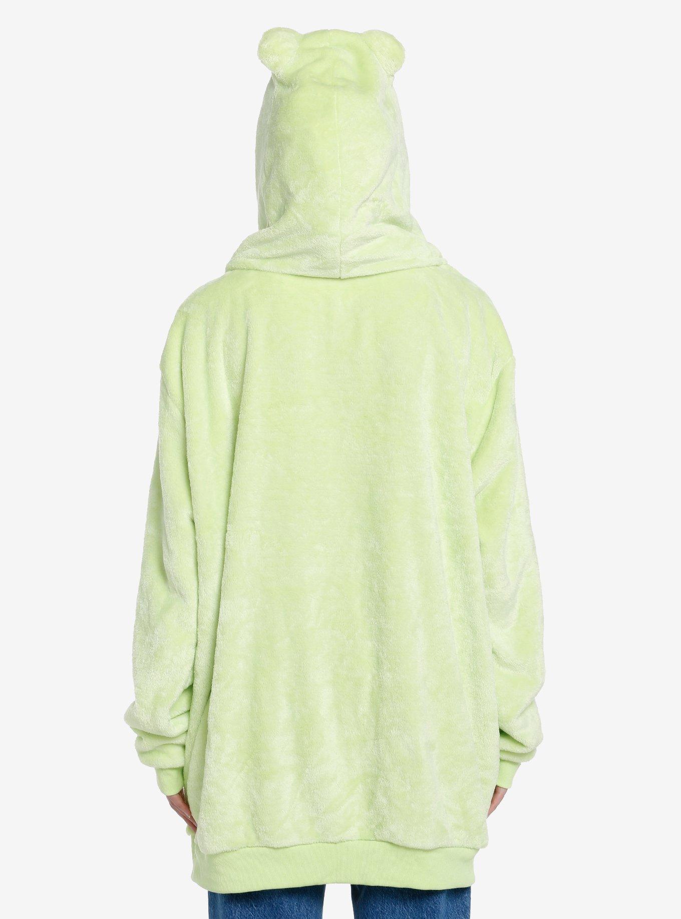Plushible Snugible Frog Reversible Pillow Plush Hoodie, , alternate