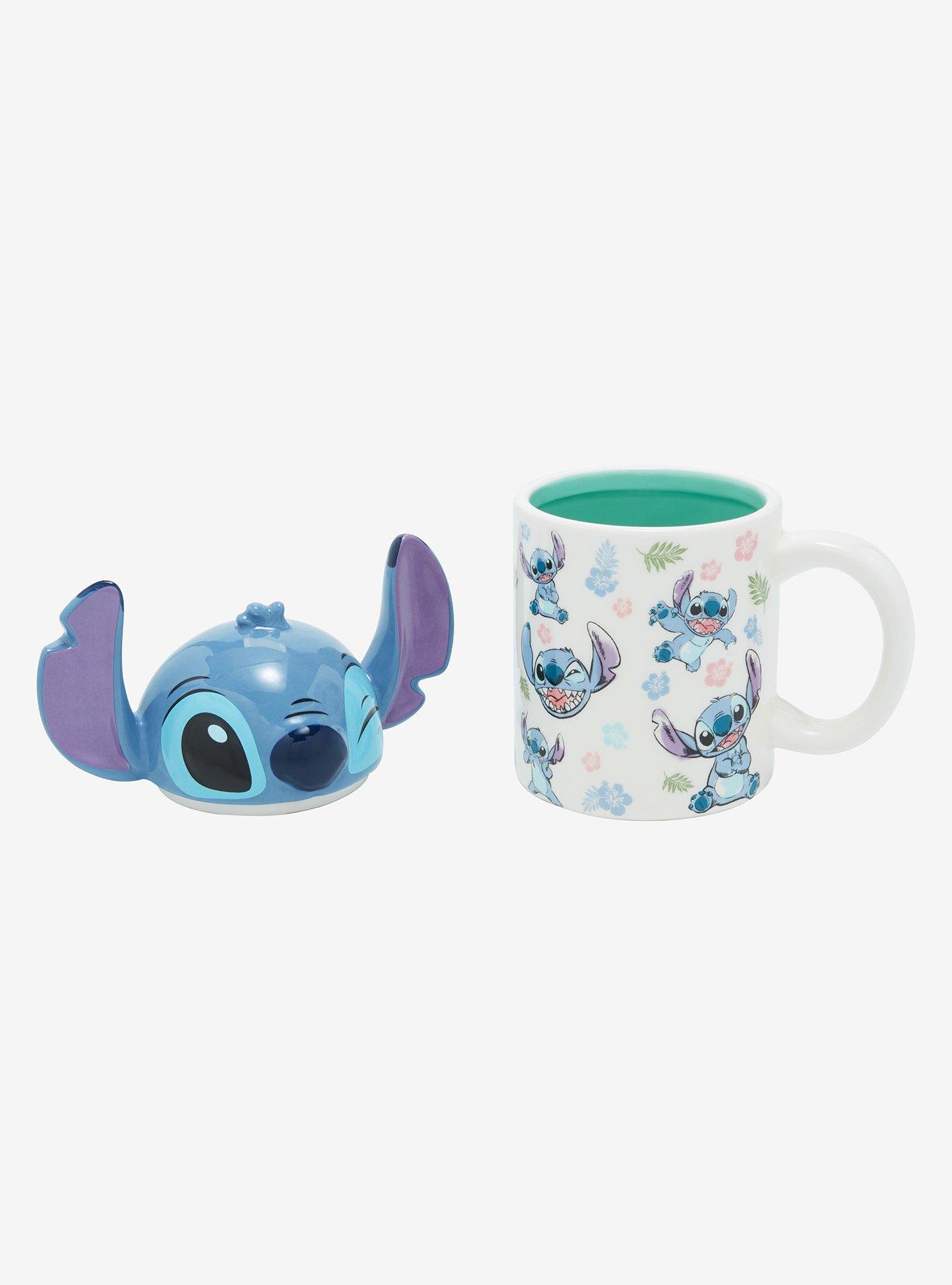 Disney Lilo & Stitch Figural Stitch Mug with Lid, , alternate