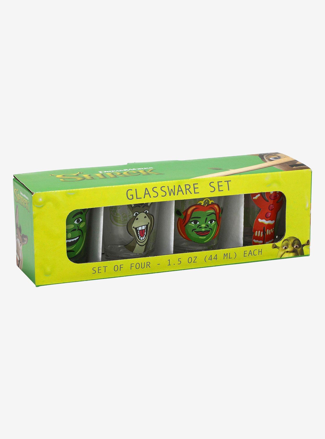 Shrek Character Mini Glass Set, , alternate
