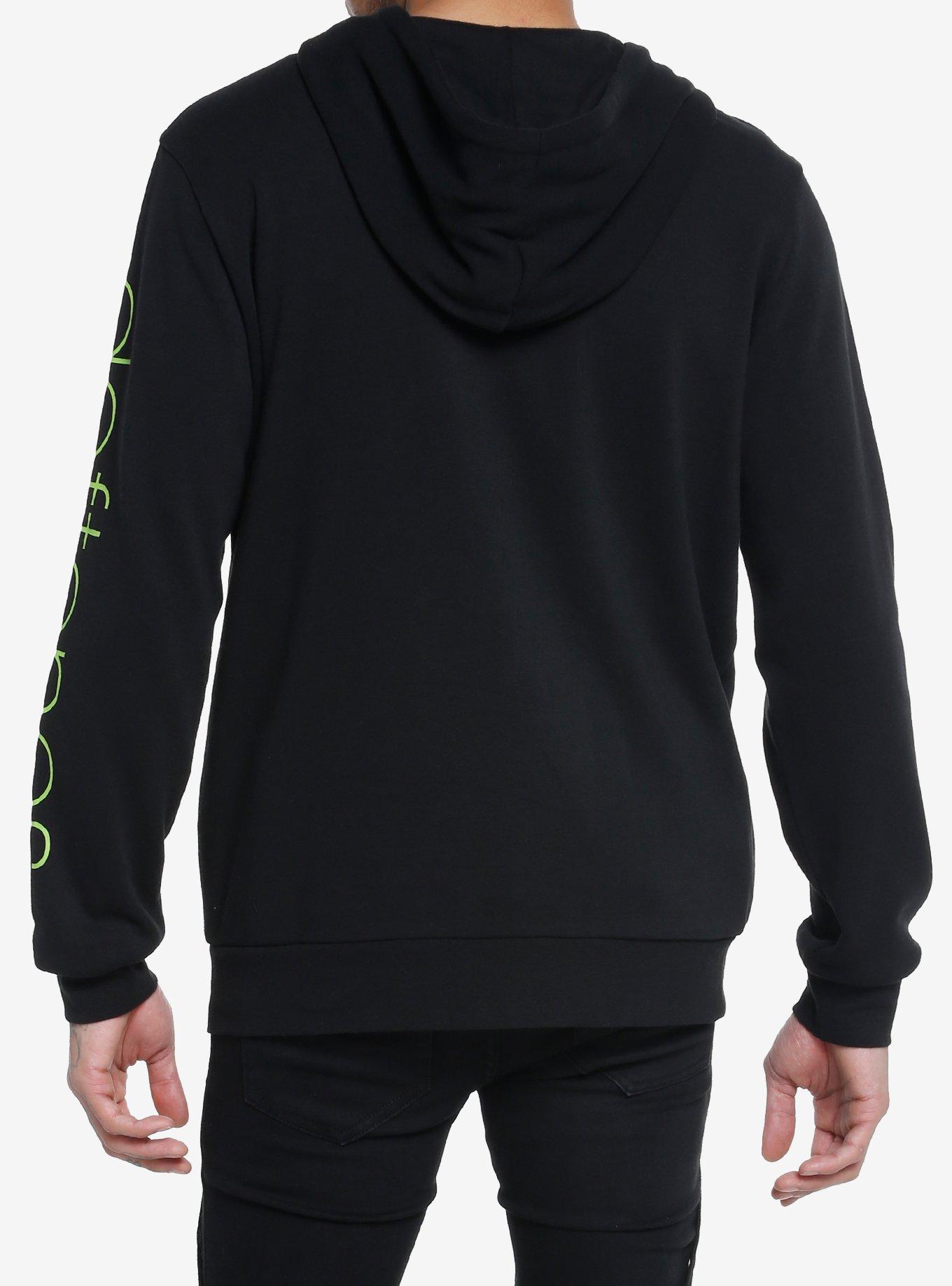 Deftones Screaming Face Hoodie, BLACK, alternate