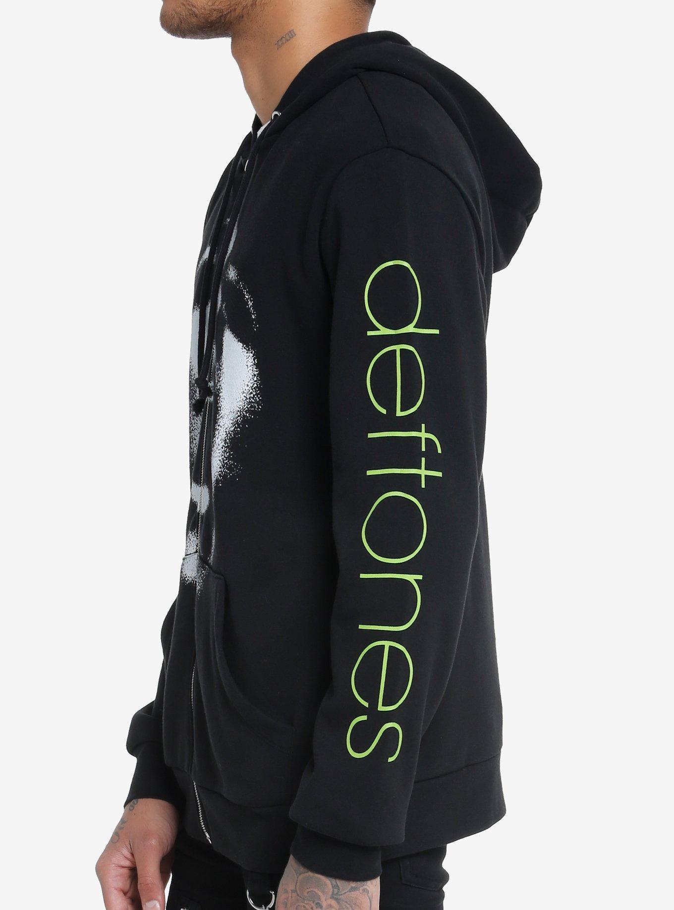 Deftones Screaming Face Hoodie, BLACK, alternate