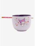 Sanrio Kuromi and Blueberries Ramen Bowl with Chopsticks and Spoon, , alternate