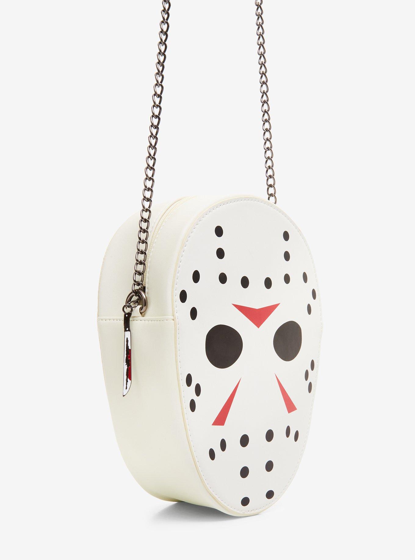 Friday The 13th Jason Mask Glow-In-The-Dark Crossbody Bag, , alternate