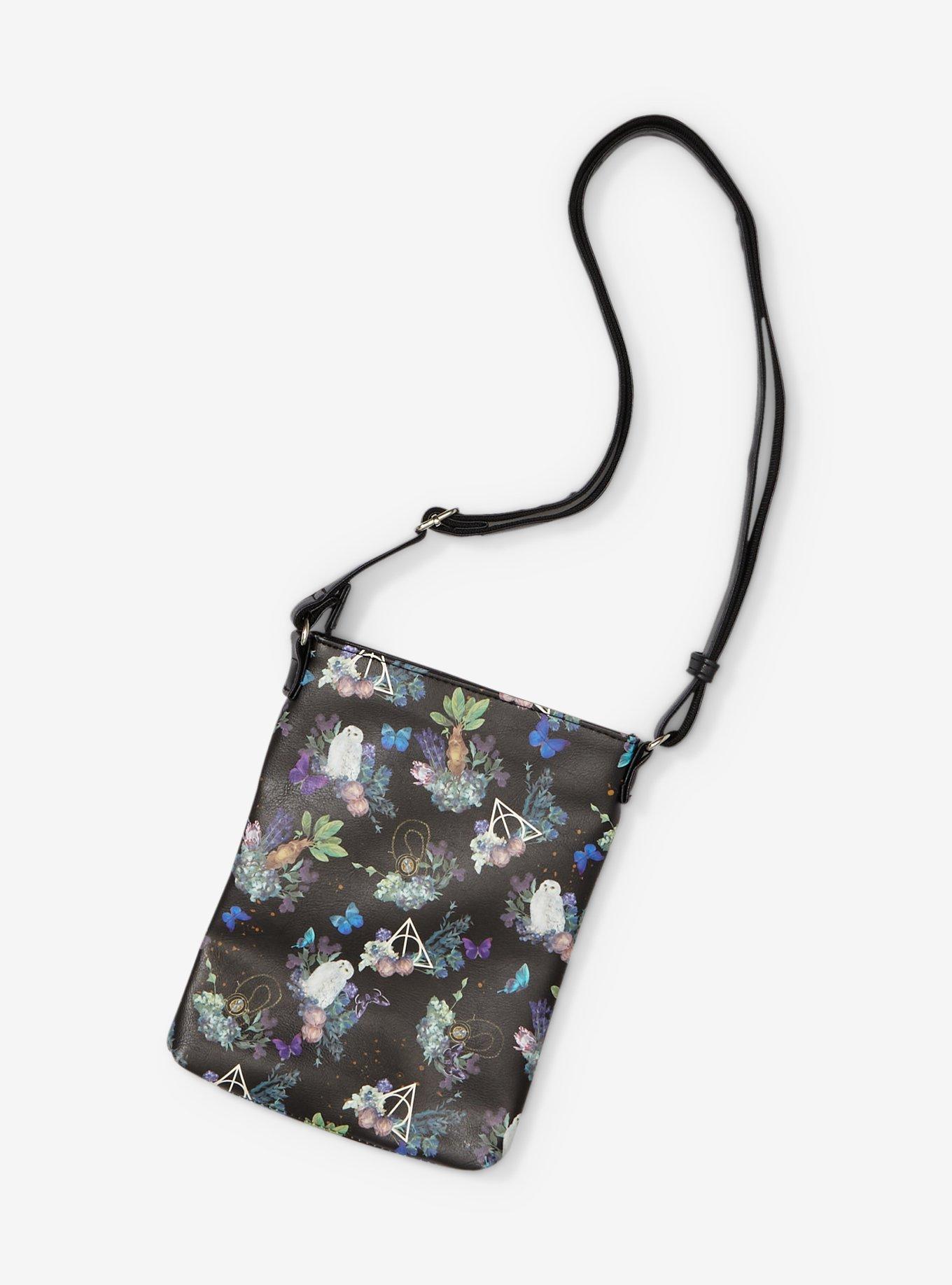 Harry Potter Dark Floral Crossbody Bag, , alternate