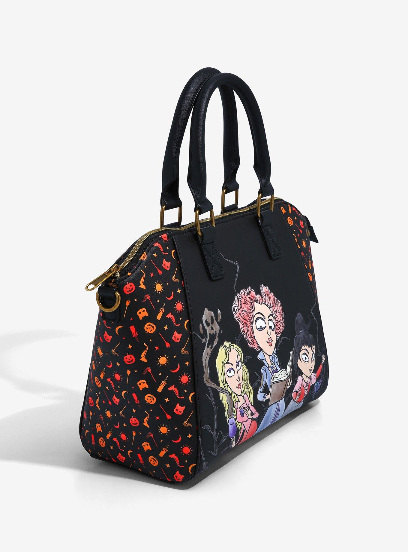 Loungefly Disney Hocus Pocus Sanderson Sisters Illustration Satchel Bag, , alternate