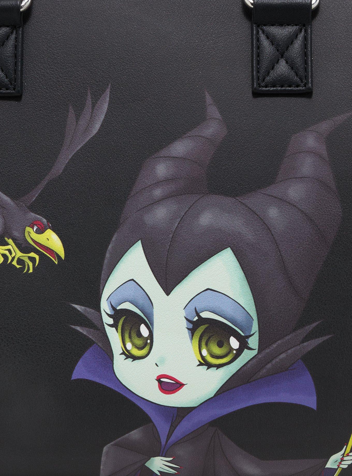 Loungefly Disney Sleeping Beauty Maleficent Dragon & Chibi Satchel Bag, , alternate