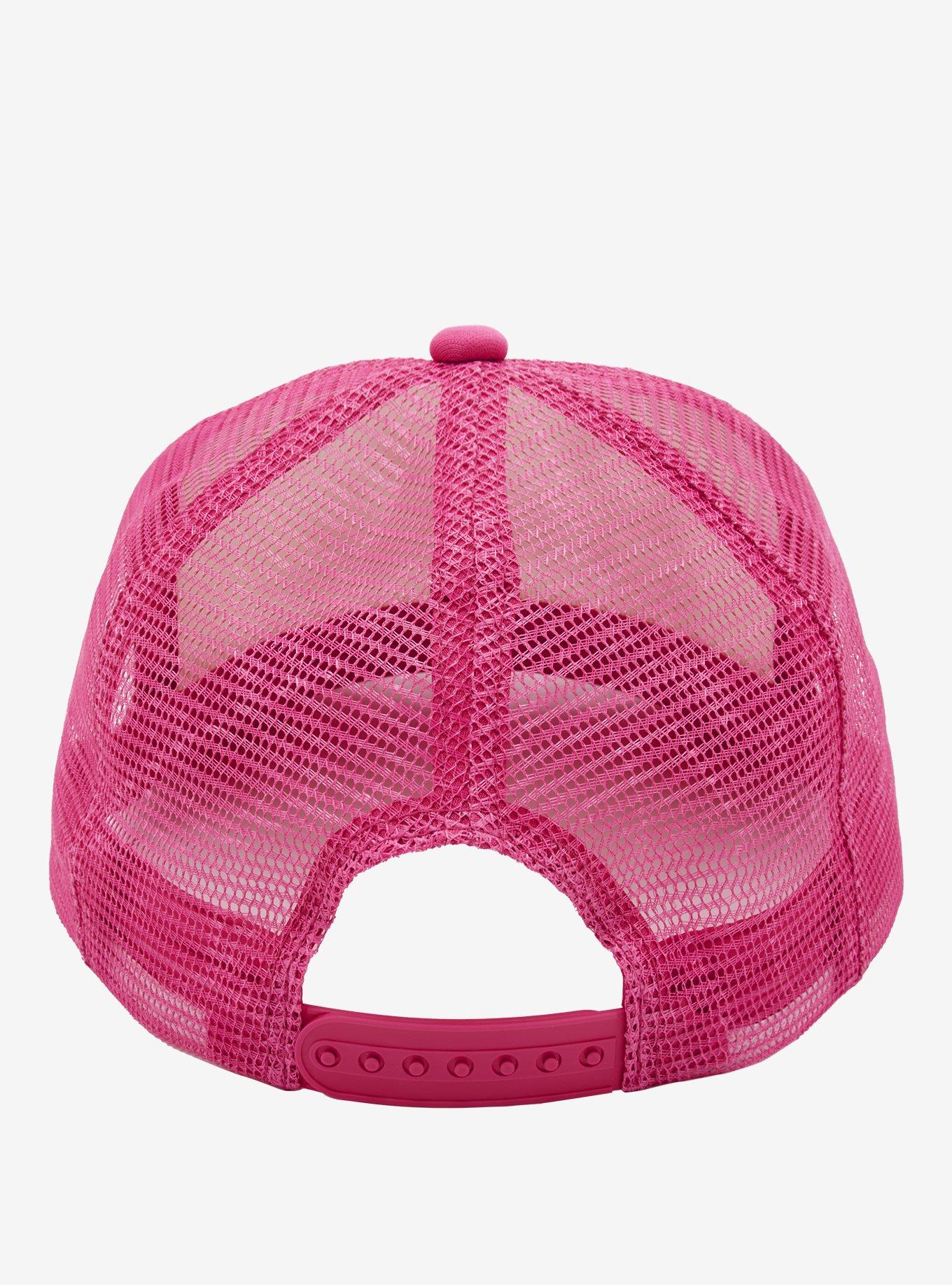 Barbie Logo Trucker Cap - BoxLunch Exclusive, , alternate