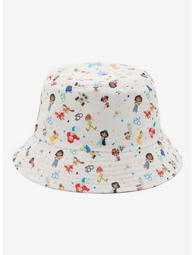 Disney 100 Characters Allover Print Reversible Bucket Hat - BoxLunch Exclusive, , hi-res
